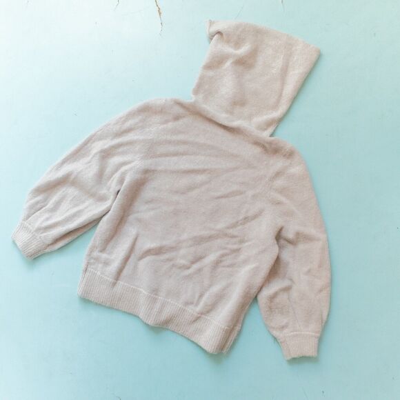 Magaschoni Gray Wool Mohair Chunky Thick Knit Cowl Neck Sweater Size Small - Picture 6 of 6